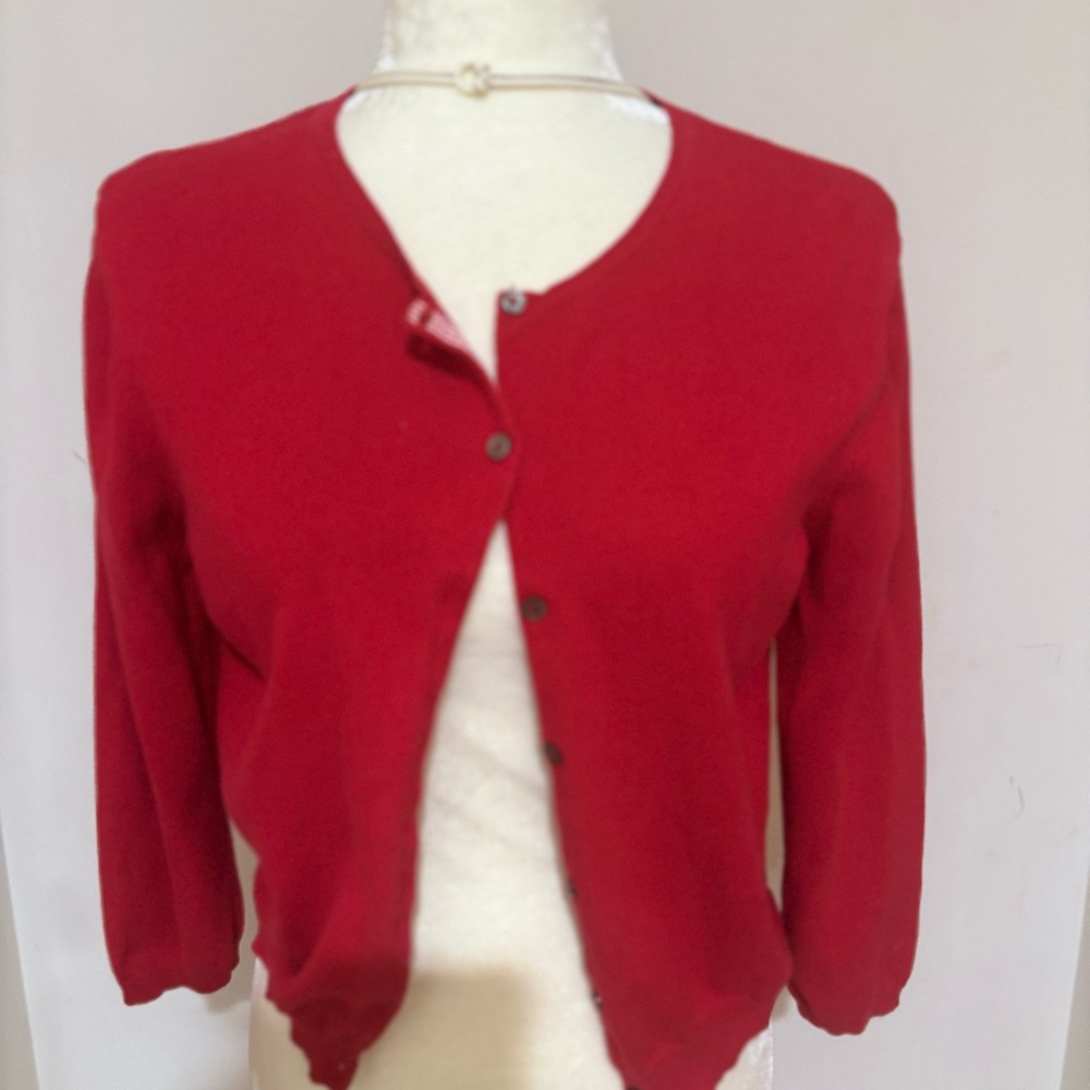 Ralph Lauren kid  Red Cardigan Sweater